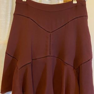 Burgundy Ann Taylor skirt size 14